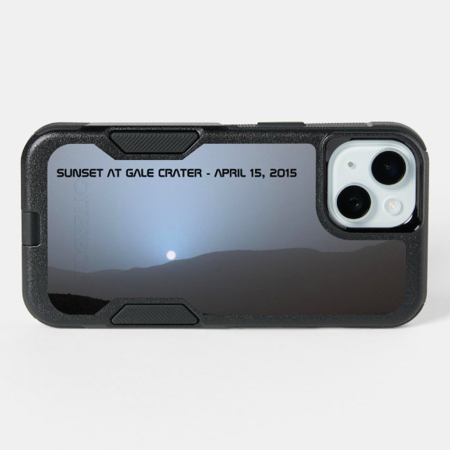 Blue Martian Sunset iPhone 15 Case (Back Horizontal)