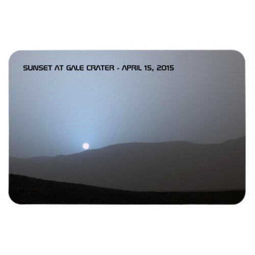 Blue Martian Sunset Magnet