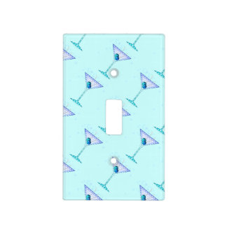 Blue Martini Light Switch Cover
