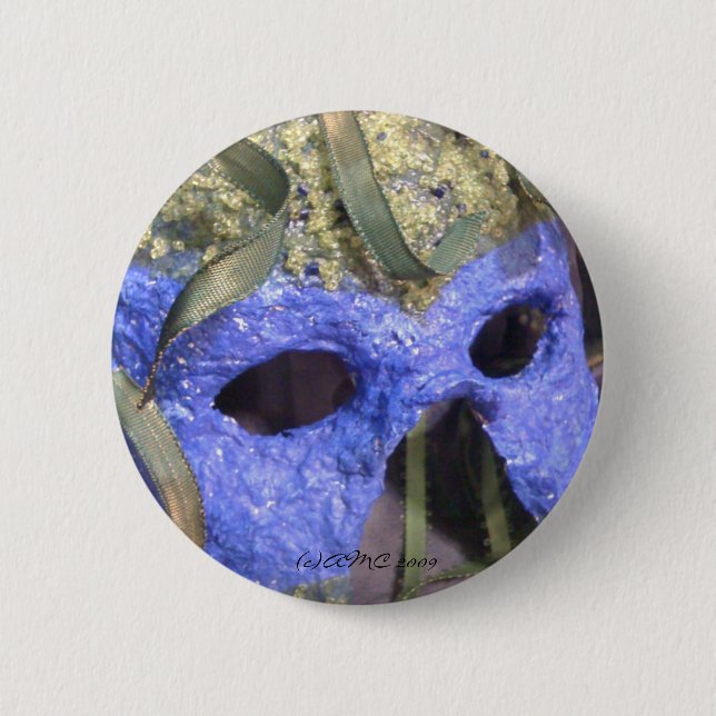 Blue Mask Button (Front)