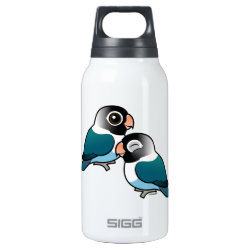 Blue Masked Lovebirds Adorable Pair SIGG Thermo Bottle (0.5L)