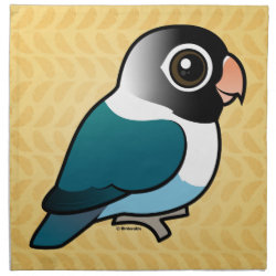 Blue Masked Lovebird Cloth Napkins (set of 4) dinner 20