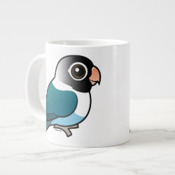 Blue Masked Lovebird Jumbo Mug