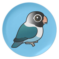 Blue Masked Lovebird Plate