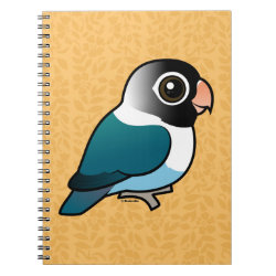 Blue Masked Lovebird Photo Notebook (6.5