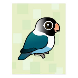 Blue Masked Lovebird Postcard