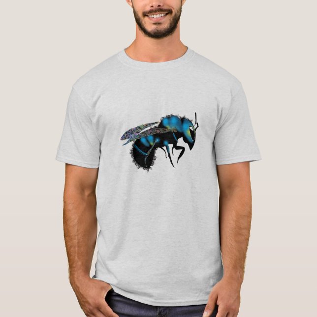 Blue Mason Bee T-Shirt (Front)