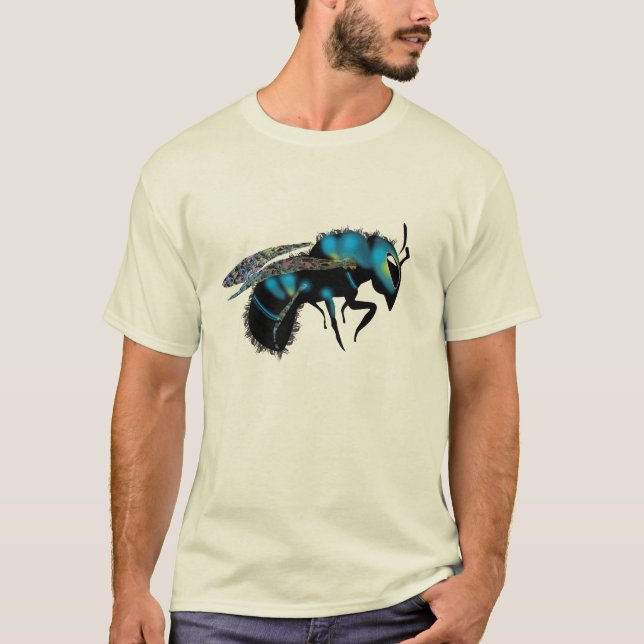 Blue Mason Bee T-Shirt (Front)