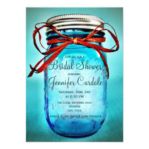 Mason Jar Invitations For Bridal Shower 9