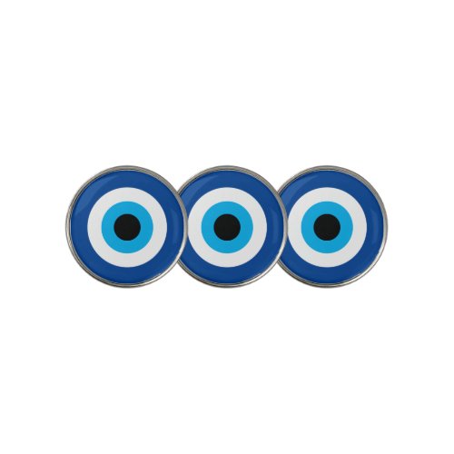 Blue Mati Evil Eye nazar golf ball markers