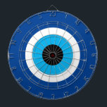 Blue Mati Evil Eye nazar symbol dartboard design<br><div class="desc">Blue Mati Evil Eye nazar symbol dartboard design. Blue mati Greek / Turkish symbol for protection and good luck. Fun for home,  party or office.</div>