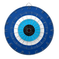 Blue Mati Evil Eye nazar symbol dartboard design