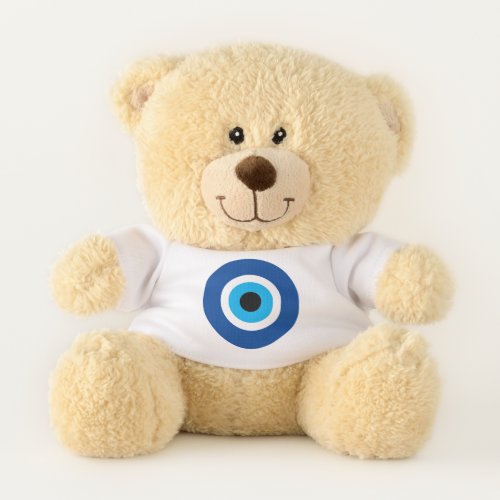 Blue Mati Evil Eye nazar teddy bear gift