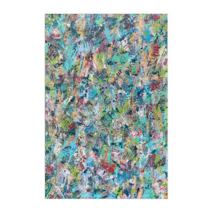 Blue Meadow 24 x 36 Acrylic Wall Art