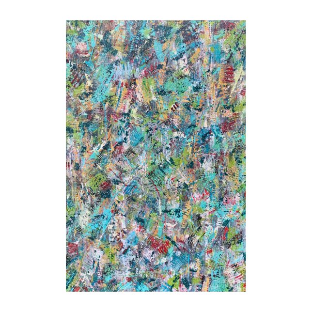 Blue Meadow 24 x 36 Acrylic Wall Art (Front)