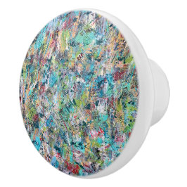 Blue Meadow Ceramic Pull