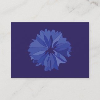 Blue Meadow Cornflower Floral Pattern