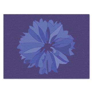 Blue Meadow Cornflower Floral Pattern 