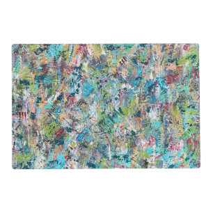 Blue Meadow Laminated Placemat
