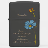 Blue Meadow Wildflower Karma Quote Classic