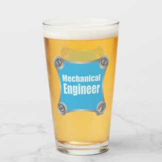Blue Mechanical Engineer Glass
