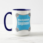 Blue Mechanical Engineer Mug