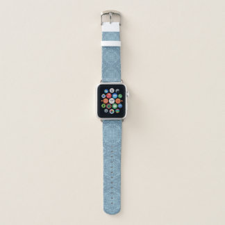 Blue Medallion Apple Watch Band