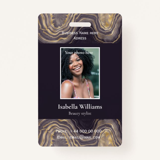 Blue Medical Facility or Business Member Badge (Front)