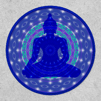Blue Medicine Buddha Mandala Patch