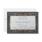 Blue Medieval Sword Wedding RSVP Enclosure Card