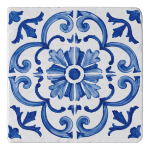 Blue Mediterranean Trivet