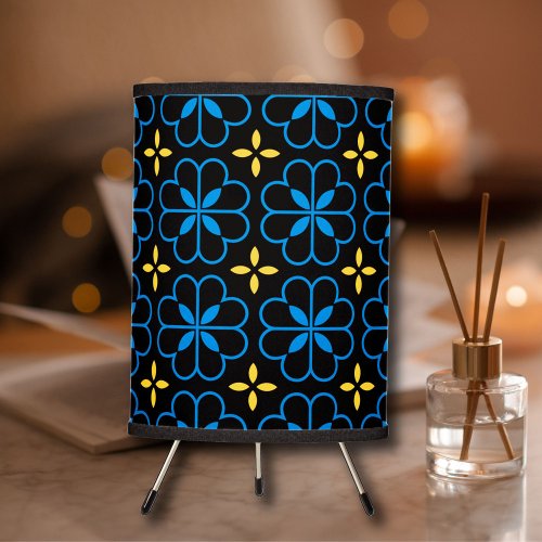 Blue Meditterranean Moroccan Pattern Table Lamp