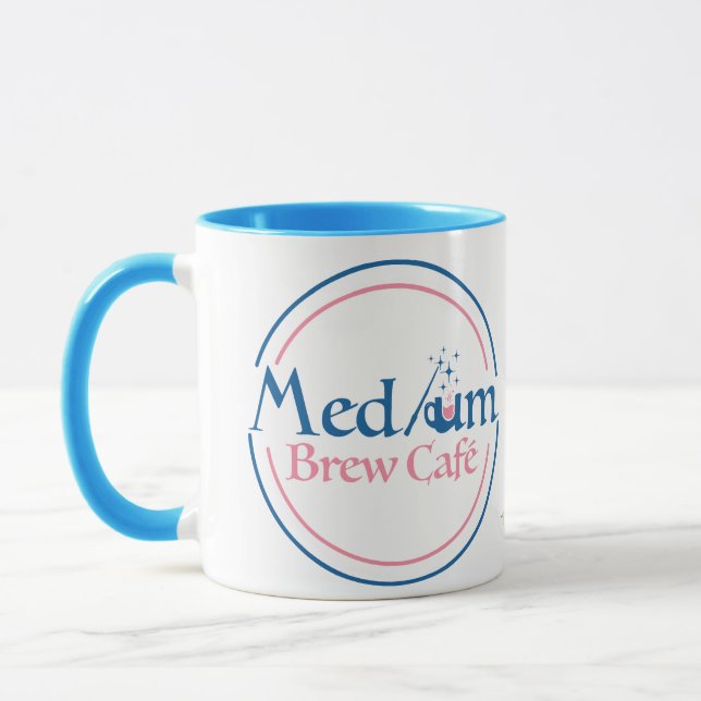 Blue Medium Brew Mug (Left)
