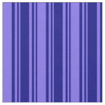 [ Thumbnail: Blue & Medium Slate Blue Lines/Stripes Pattern Fabric ]