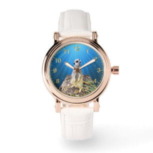 Blue Meerkat Night Pop Out Art, Watch
