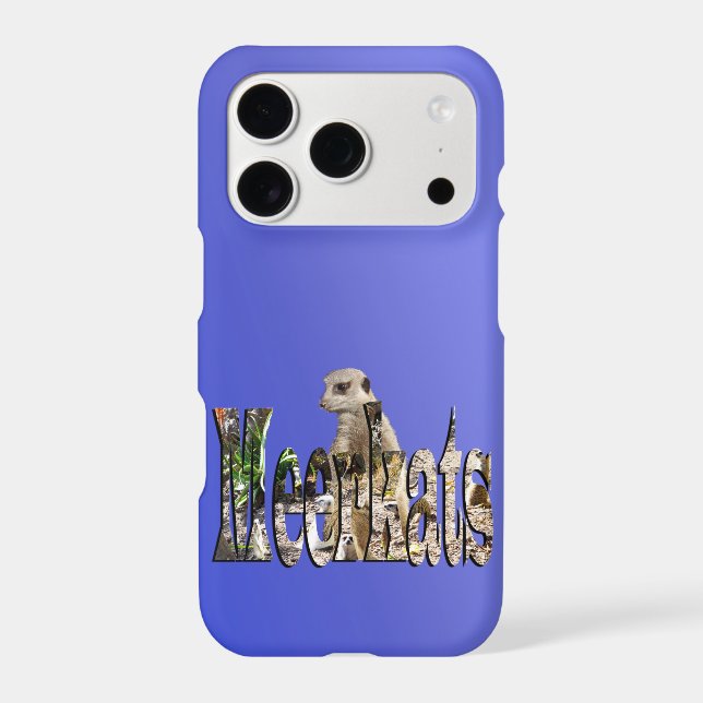 Blue Meerkats,  Iphone Case (Back)