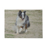 Blue Merle Australian Shepherd Doormat