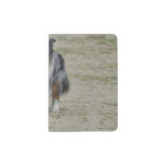 Blue Merle Australian Shepherd Passport Holder