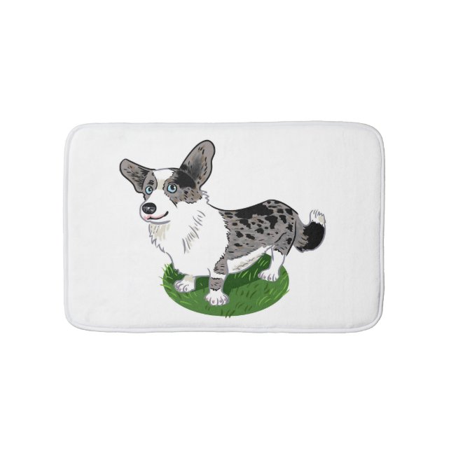 Blue merle Bath mat / Pet. (Front)