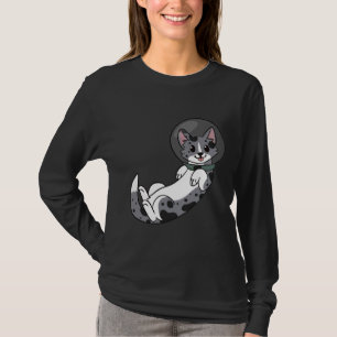 Blue Merle Corgi In Space T-Shirt