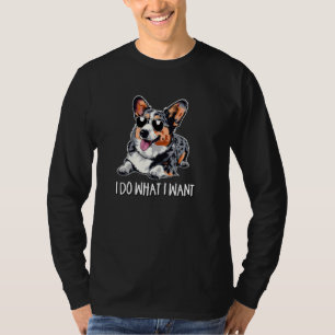 Blue Merle Corgi T-Shirt