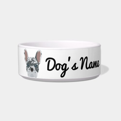 Blue Merle French Bulldog Bowl