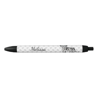 Blue Merle Mini Goldendoodle Cartoon Dog &amp; Name Pen