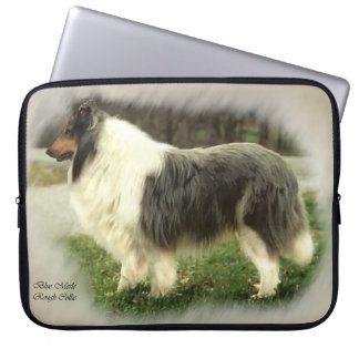 Blue Merle Rough Collie Gifts Laptop Sleeve