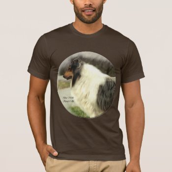 Blue Merle Rough Collie Gifts T-shirt by DogsByDezign at Zazzle