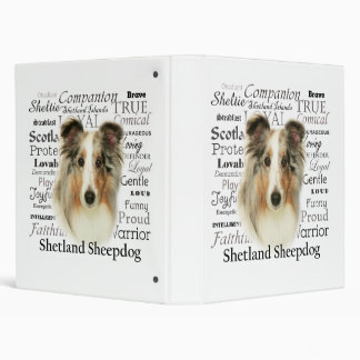 Blue Merle Sheltie Binder