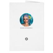 Blue Mermaid Cards (Back)