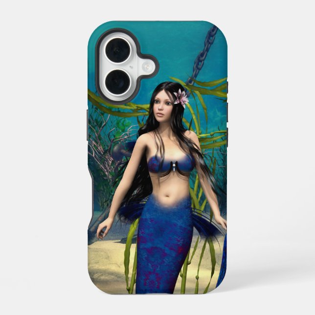 Blue Mermaid iPhone Case (Back)