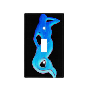 blue mermaid on black cover