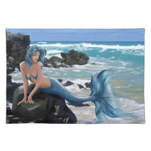 Blue Mermaid Placemats